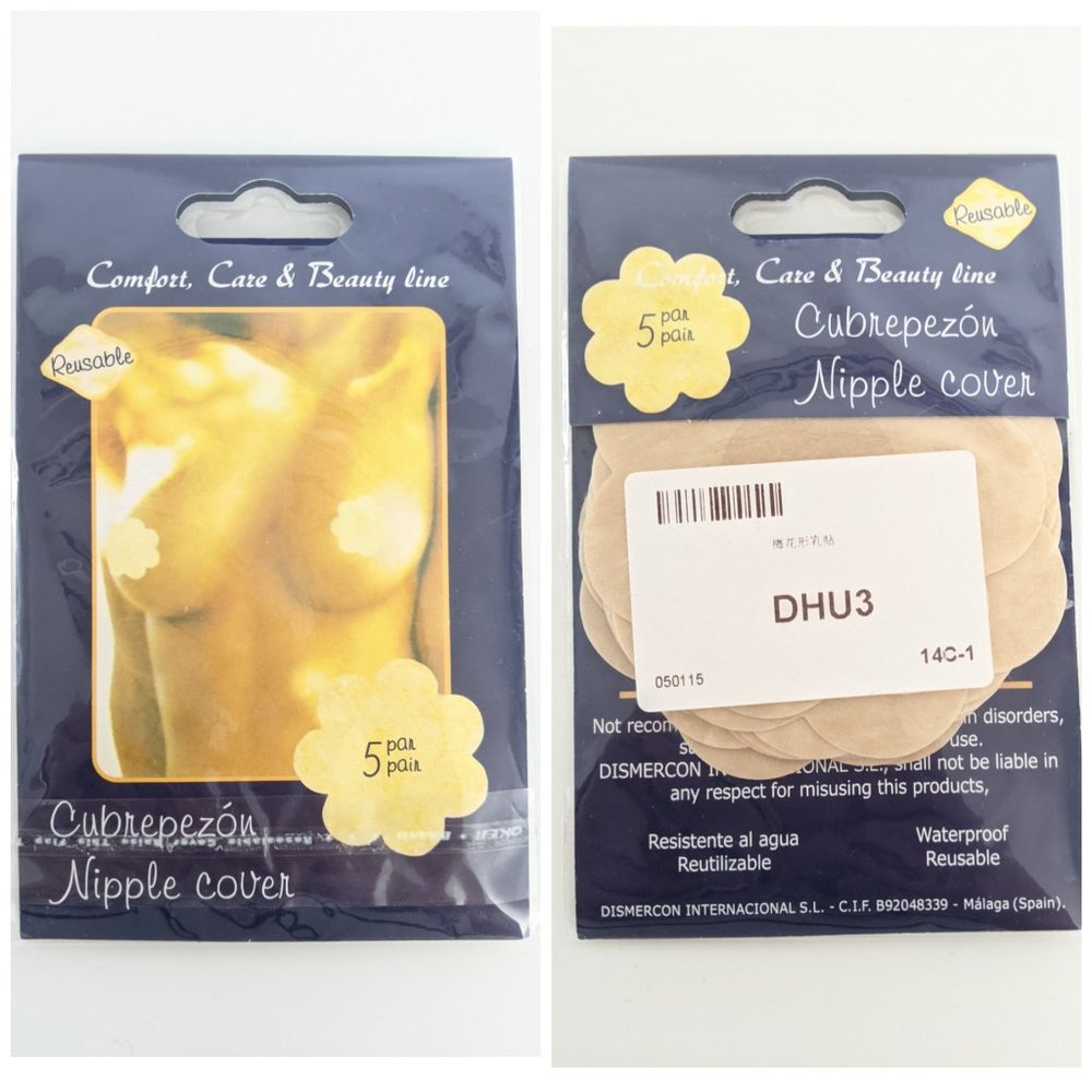 Waterproof Petals Nipple Covers Pasties 5 Pairs